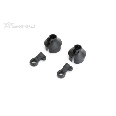 SPKF81026 - Sparko F8 Spring Cups & Shock Rod Ends (2)
