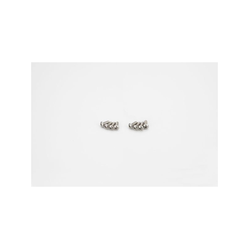 K.1-S13008HT - Hex Titan Button Screws M3x8mm (8) Kyosho