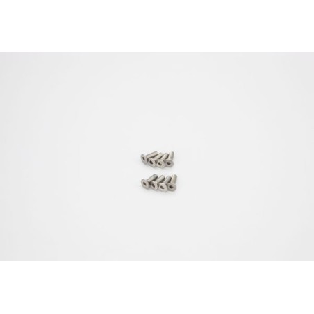 K.1-S33010HT - Titan Hex Flat Head Screws M3x10mm (8) Kyosho