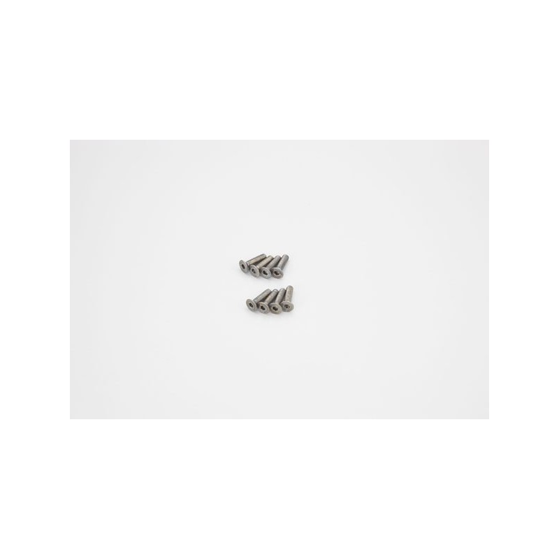 K.1-S33012HT - Titan Hex Flat Head Screws M3x12mm (8) Kyosho