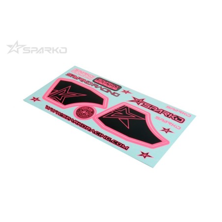 SPKF89005-PKOP - Sparko F8 Wing Sticker-Pink for Optional Wing