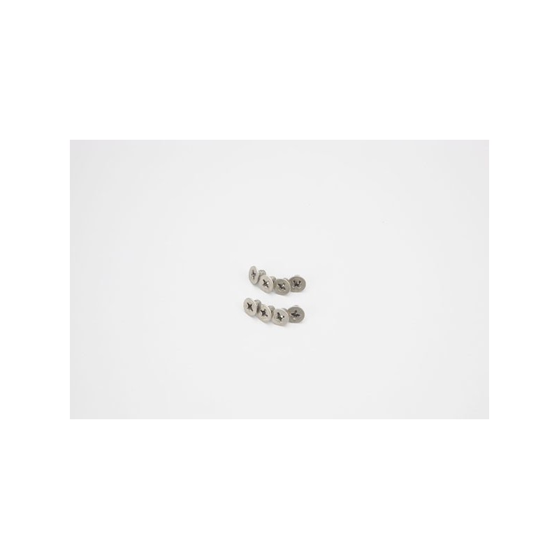 K.1-S34006T - Titan Flat Head Screws M4x6mm (8) Kyosho