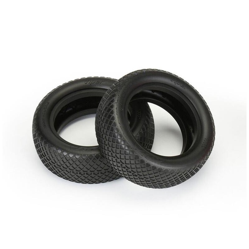 AKA13332C - AKA Viper 1:10 Buggy Tyre Clay Front 4WD without Insert (2)