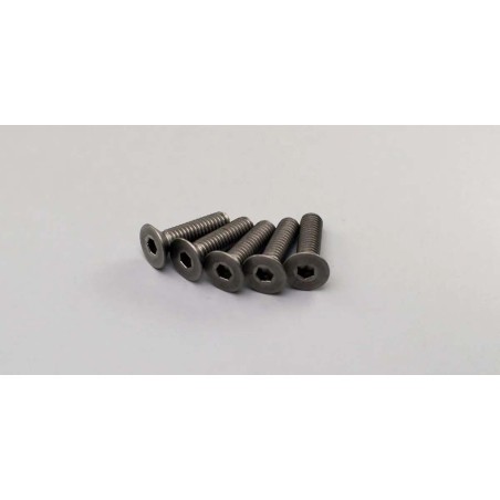 K.1-S34015HT - Titan Hex Flat Head Screws M4x15mm (5) Kyosho
