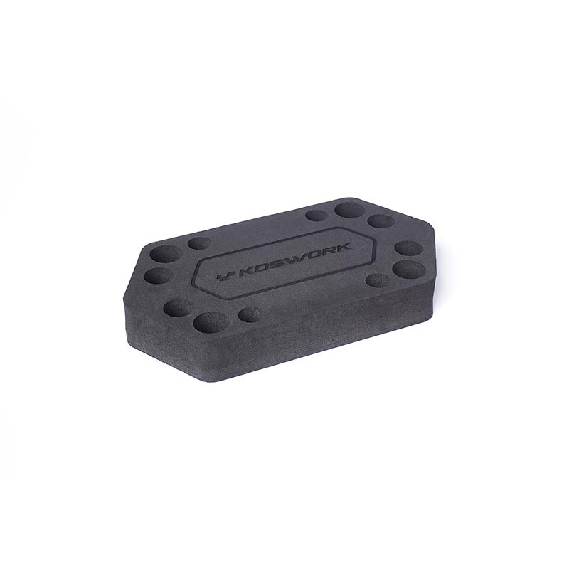 KOS13026 - Foam Car Maintenance Stand H30 206x110mm (On-Road 1:8-1:10) Koswork