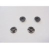 AMR-025GM - Serrated Large Diameter 1:10 Aluminium Wheel Nuts (4) Gun Metal