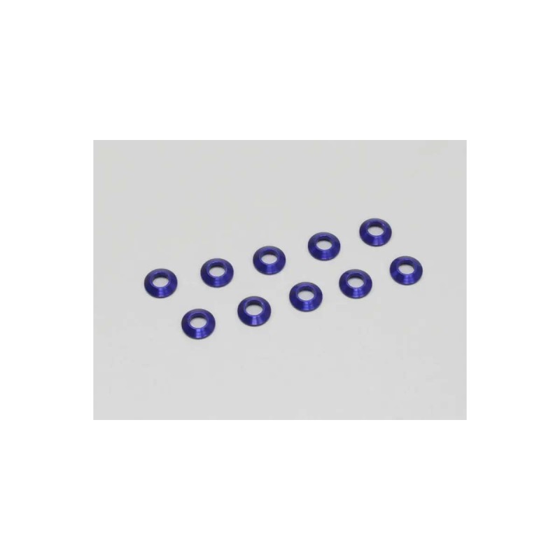 K.W0141VB - Binded Washer Kyosho 3x6mm (10) Blue