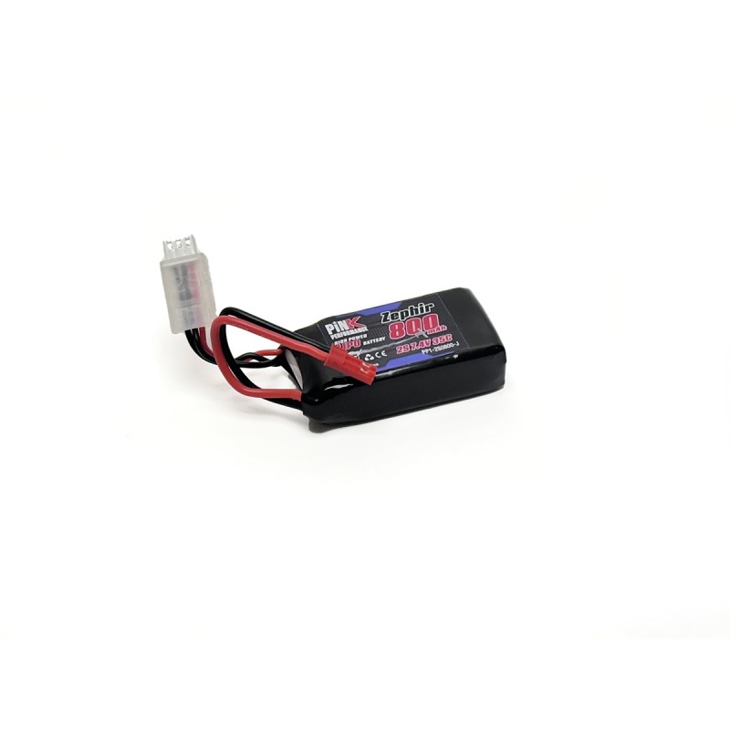 PP1-2S0800-J - Pink Performance Zephir LiPo 2S 7.4V-800-35C (JST) 70x31x15mm 49g