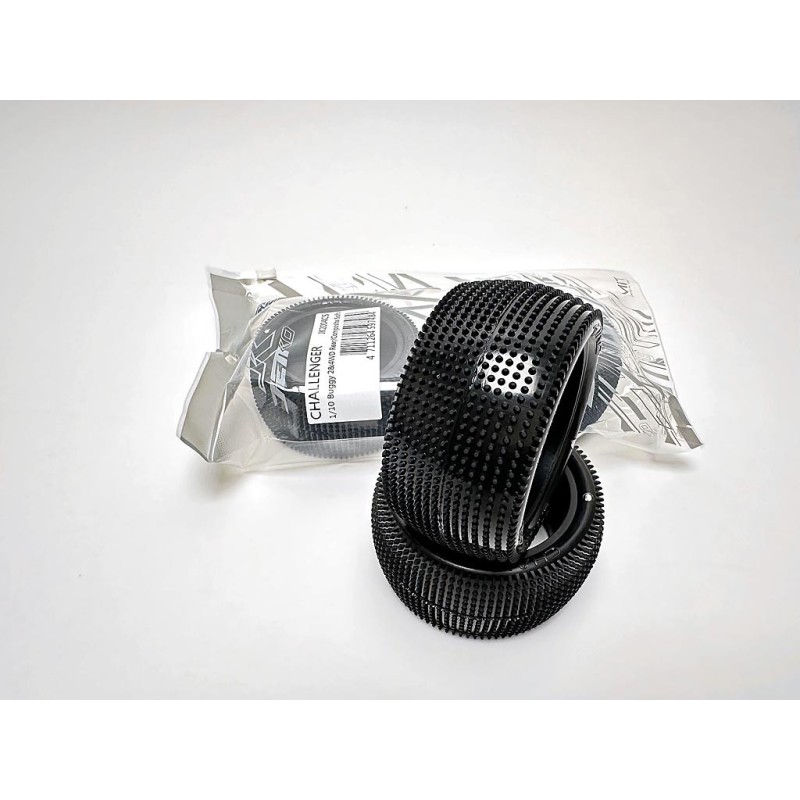 JK2004CS - Jetko Challenger 2wd & 4wd 1:10 2.2 Rear Tyres Soft (2)