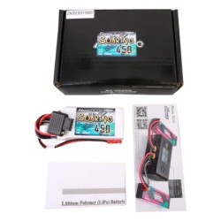 GE1-0450-3JGT - Gensace Soaring LiPo 3S 11.1V-450-30C(JST) 58x31x13.5mm 47g G-Tech