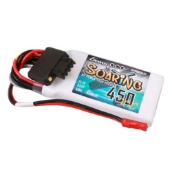 GE1-0450-3JGT - Gensace Soaring LiPo 3S 11.1V-450-30C(JST) 58x31x13.5mm 47g G-Tech
