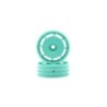 K.UTH001GR - Kyosho 1:10 Ultima Front Wheels 8D 50mm (2) - Peppermint Green