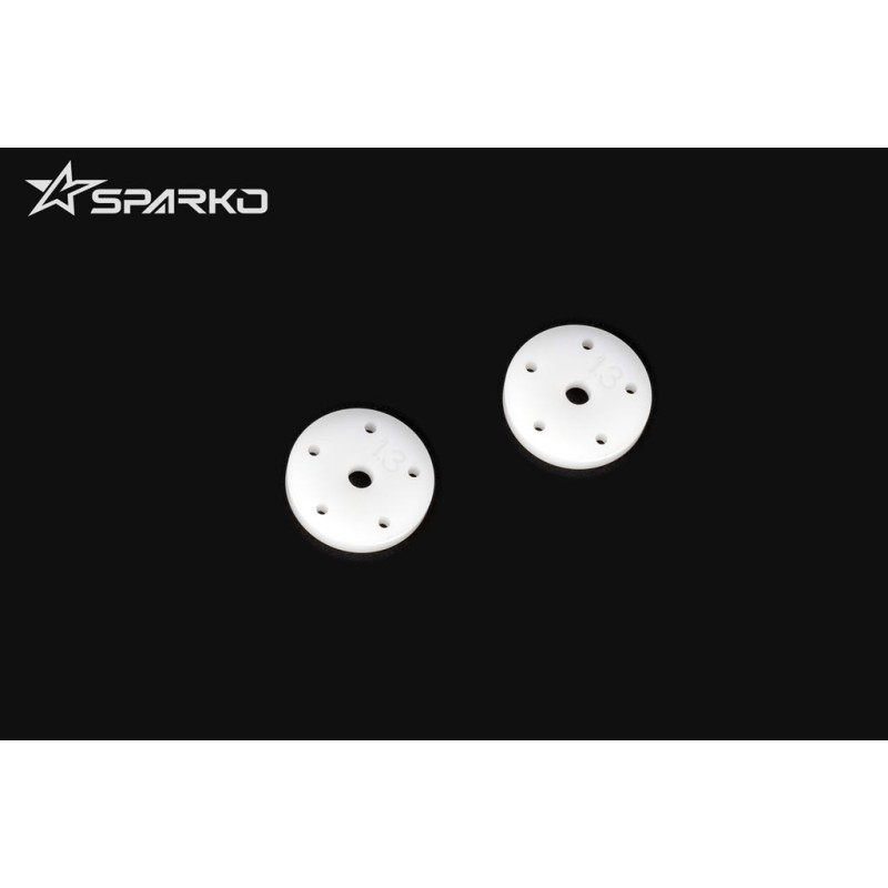 SPKF81045OP - Sparko F8 Big Bore Flat Shock Piston 5x1.3mm (2)