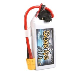 GE1-1300-2X6GT - Gensace Soaring LiPo 2S 7.4V-1300-30C (XT60) 69x34x14.5mm 79g G-Tech