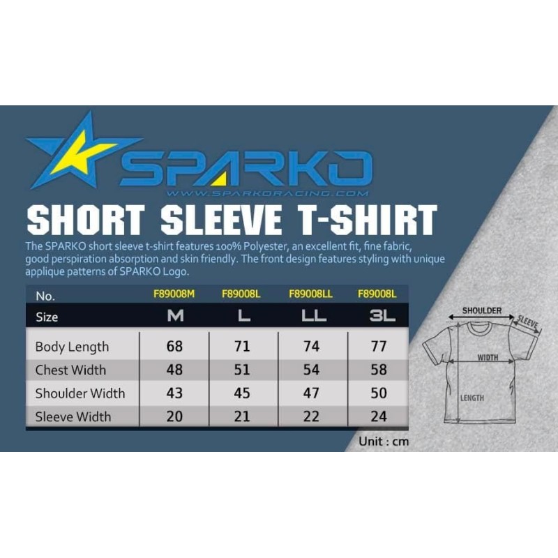 SPKF89008LL - Sparko T-Shirt F8 (XL)