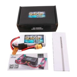 GE1-1000-3X6GT - Gensace Soaring LiPo 3S 11.1V-1000-30C (XT60) 71.5x35x17mm 89g G-Tech