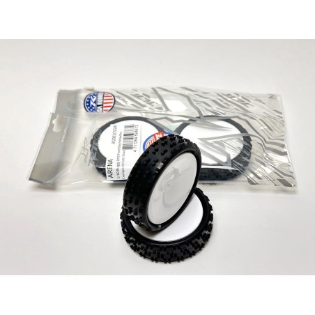 JK2001CSGW - Jetko Arena 2wd 1:10 Buggy 2.2 Front Tyres White Wheel Soft