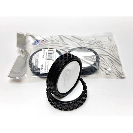 JK2001CSSGW - Jetko Arena 2wd 1:10 Buggy 2.2 Front Tyres White Wheel Super Soft