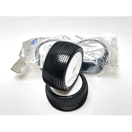 JK2004CMGW - Jetko Challenger 2&4wd 1:10 Buggy 2.2 RR Tyres White Wheel Medium EOS