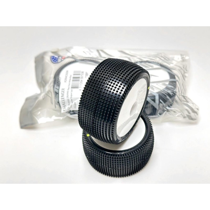 JK2004CSSGW - Jetko Challenger 2wd & 4wd 1:10 Buggy 2.2 RR Tyres White Wheel S.Soft