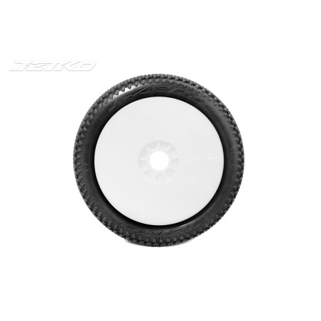JK1008WRW - Jetko J Zero Wet 1:8 Buggy Pre-glued White Revo Rims (2)