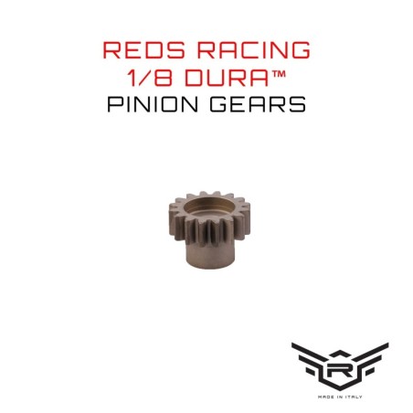 REDGR100004 - Reds Pinion Gear 16T 1:8 M1 5mm Bore