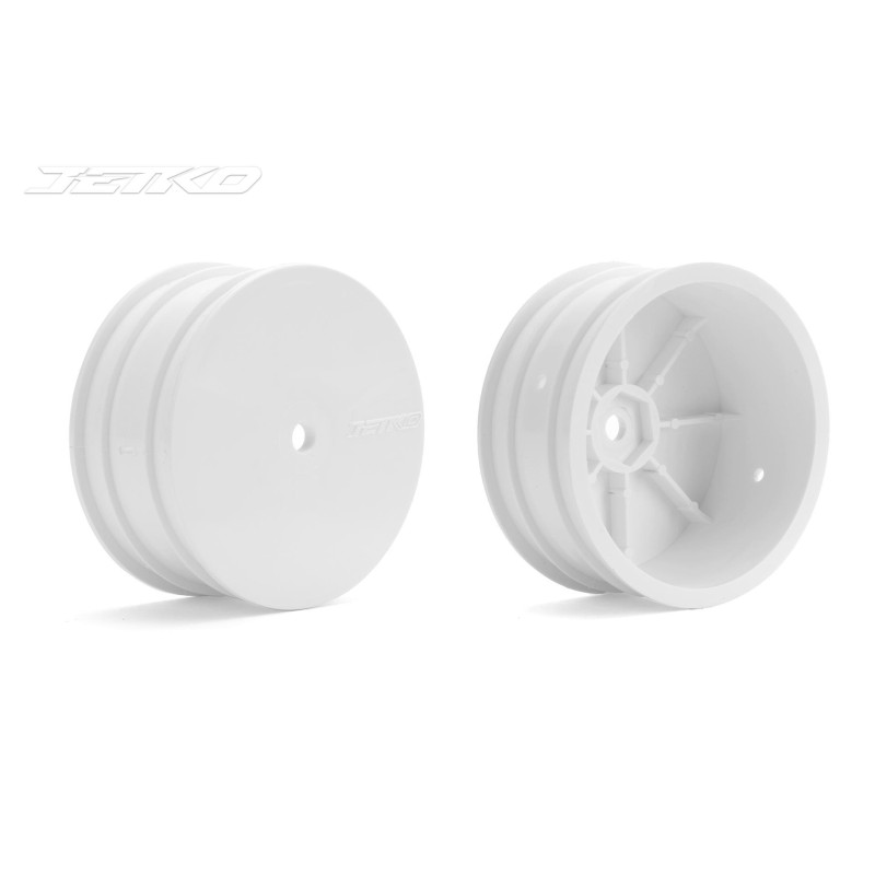 JK6113WH8 - Jetko Wheels 1:10 Buggy Front 4WD White (8pack)