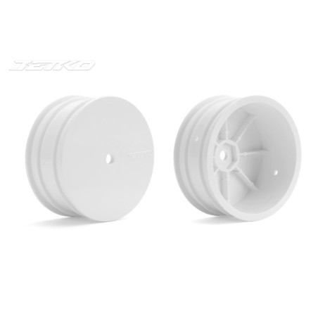 JK6113WH8 - Jetko Wheels 1:10 Buggy Front 4WD White (8pack)
