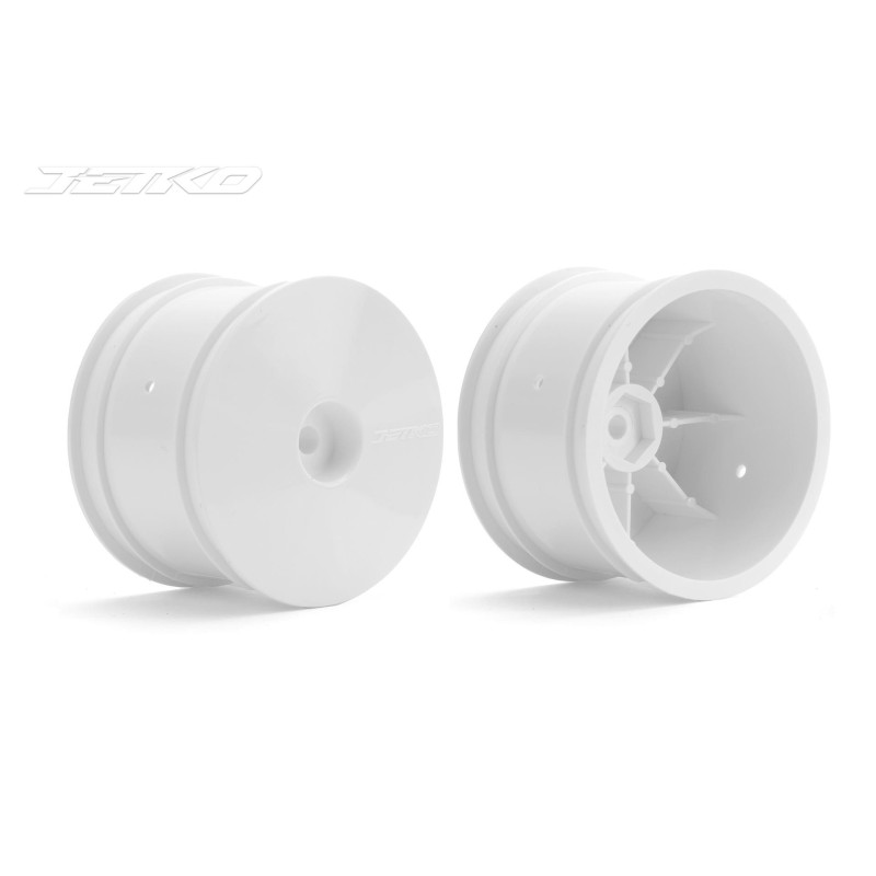 JK6114WH8 - Jetko Wheels 1:10 Buggy Rear White (8pack)