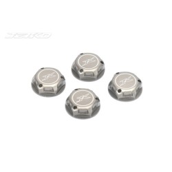 JK661701HA - JETKO 17mm Aluminum closed Wheel Nut 17mm (4) Hard anodizing