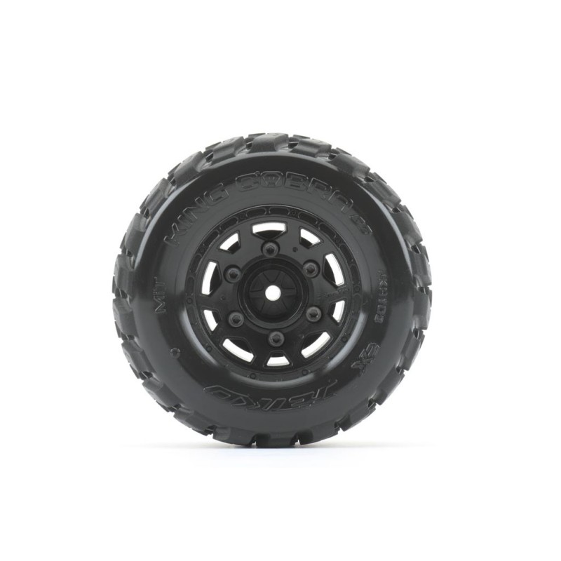 JK3102CBTRX2 - Jetko EX Tyre SC King Cobra Black Wheel TRX Slash 2WD Front (2)