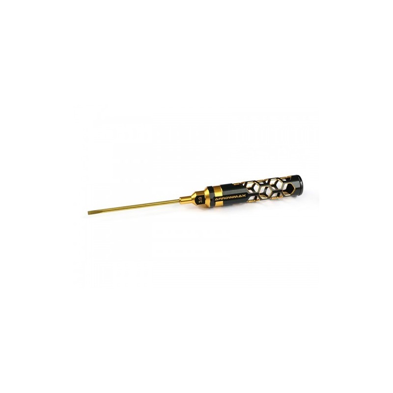 AM430133BG - FLAT HEAD SCREWDRIVER 3.0 X 100MM BLACK GOLDEN
