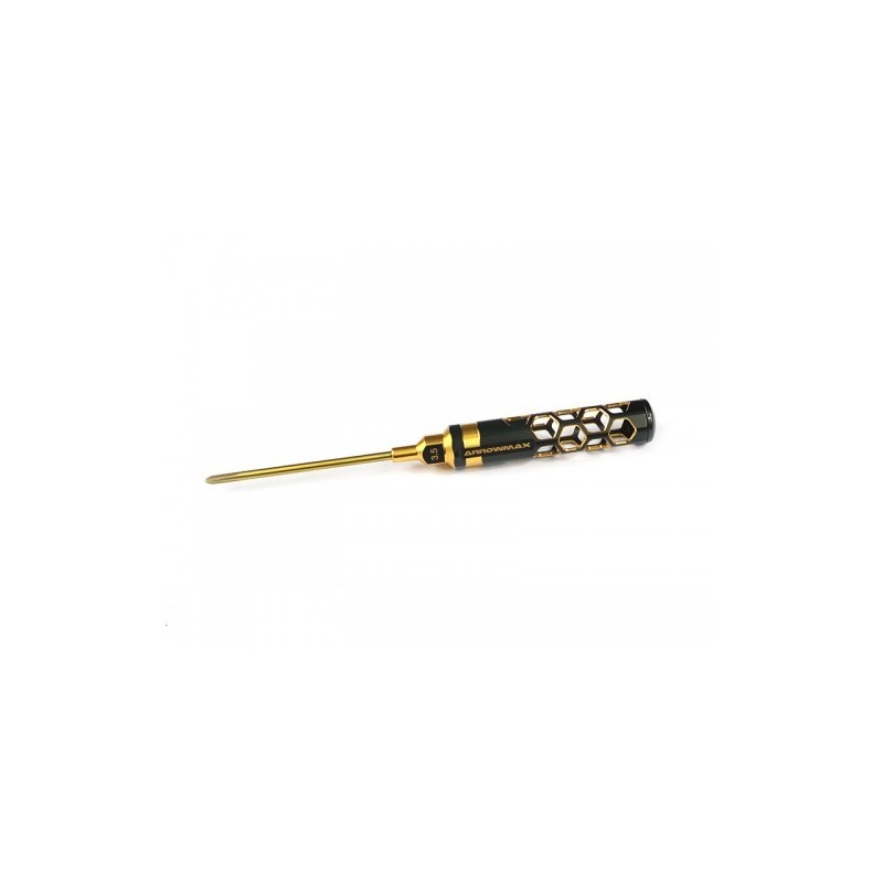 AM440136BG - PHILLIPS SCREWDRIVER 3.5 X 100MM BLACK GOLDEN