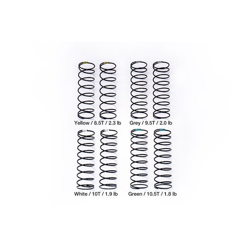 KOS04851RSET - Koswork Big Bore Rear Shock Spring Set 61mm. 1.8/1.9/2.0/2.3 (4)