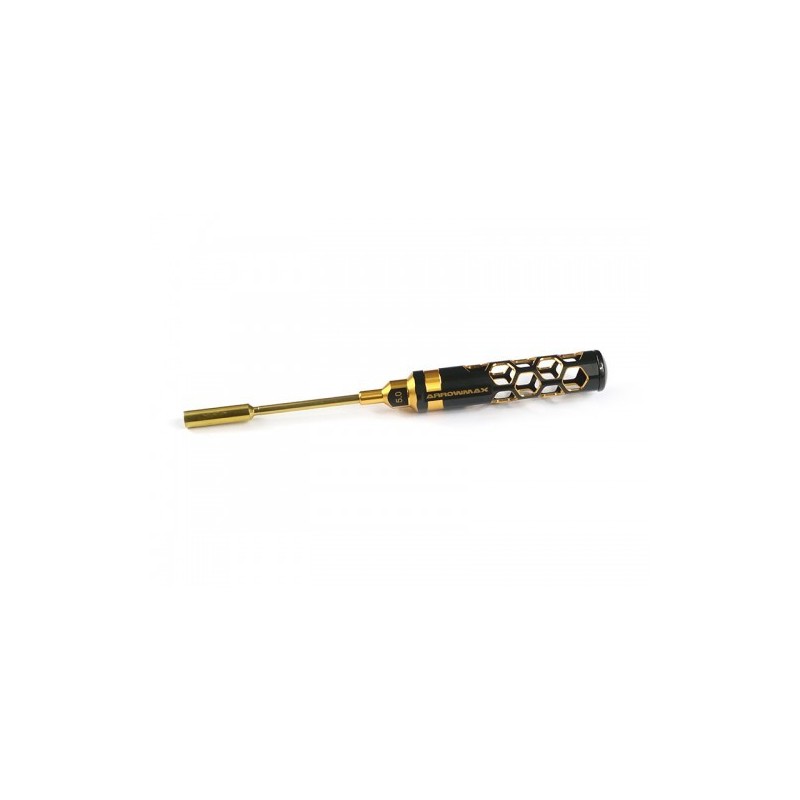 AM450150BG - NUT DRIVER 5.0 X 100MM BLACK GOLDEN