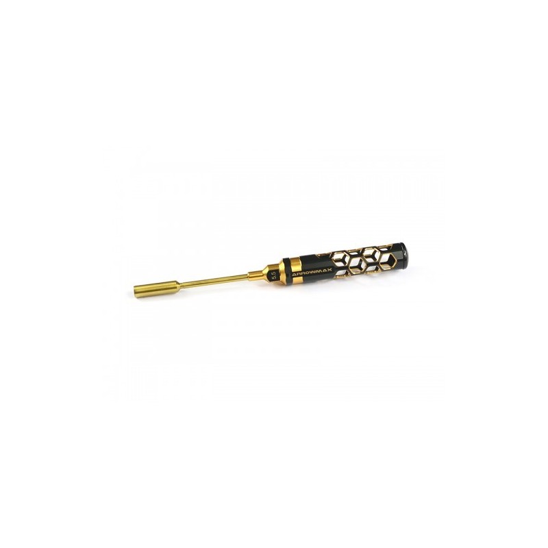 AM450155BG - NUT DRIVER 5.5 X 100MM BLACK GOLDEN