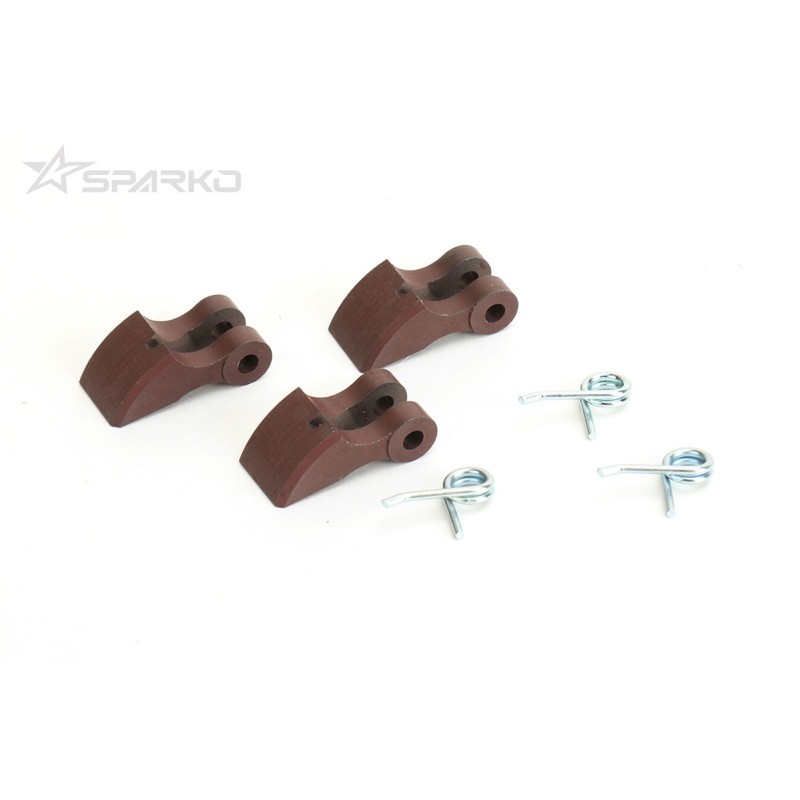 SPKF84021 - Sparko F8 Aluminum Clutch Shoes & 1.0mm Spring (3pcs)