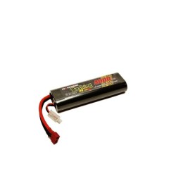 PP3-2S4000-D - Pink Bashing LiPo 2S 7.4V-4000-50C (Deans) 139x47x25mm 240g Round