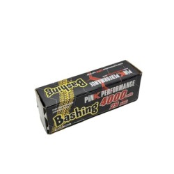 PP3-2S4000-D - Pink Bashing LiPo 2S 7.4V-4000-50C (Deans) 139x47x25mm 240g Round