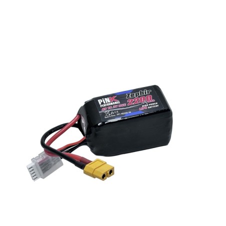 PP1-4S2200-X6 - Pink Performance Zephir LiPo 4S 14.8V-2200-35C (XT60)106x35x31mm 235g