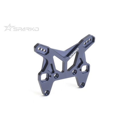 SPKF84009 - Sparko F8 7075Aluminum Front Shock Tower (Dark Blue)