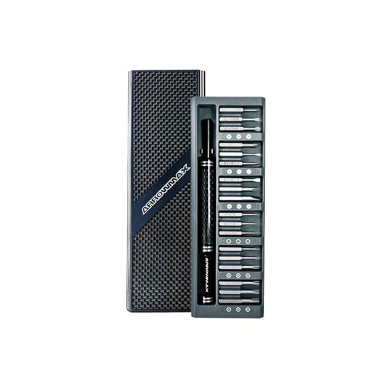 AM199903 - AM Premium Precision Screwdriver Set With Alu Case (36 in 1) Carbon