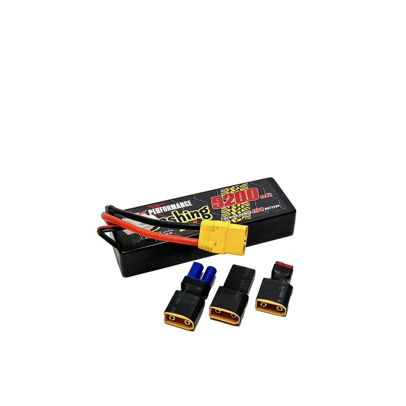 PP3-2S5200-M - Pink Bashing LiPo 2S 7.4V-5200-50C (Multi) 139x47x25mm 310g