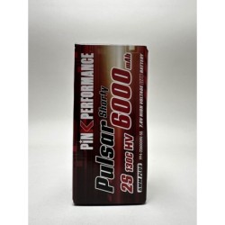 PP4-2S6000HV-5S - Pink Pulsar Shorty LiPo 2S 7.6V-6000-130C (5mm) 96.5x47.7x26mm 225g