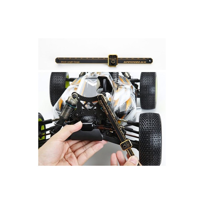 AM171092 - SHOCK LENGHT GAUGE BLACK GOLDEN