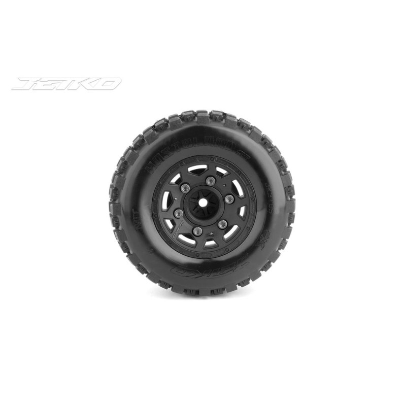 JK3105CB - Jetko EX Belted Tyre Westland SC Black wheel 12,14,17mm Hex (2)