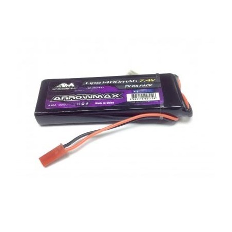 AM700993 - ARROWMAX LIPO RX GP 1400 (7.4V) LIPO battery 77x25x15mm