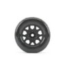 JK1804CB - Jetko EX Tyre MT Slick Super Sonic Belted 3.8" Black Wheel 17mm (2)
