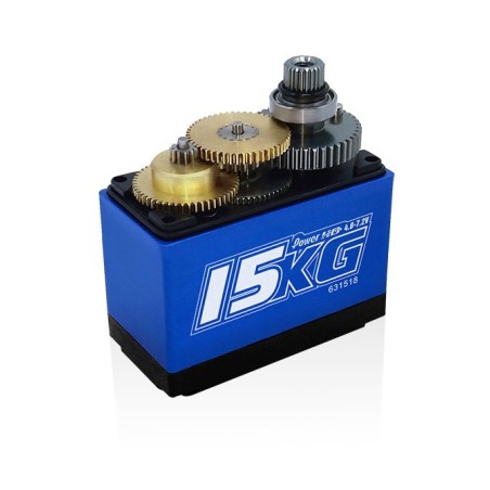 HD-LW-15MG - Servo Power HD LW-15MG MG digital waterproof HV 15.0kg/0.11s