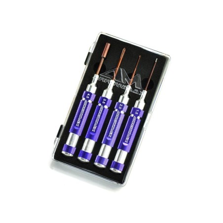 AM290910 - MINI TOOLSET 4 PIECES WITH PLASTIC CASE